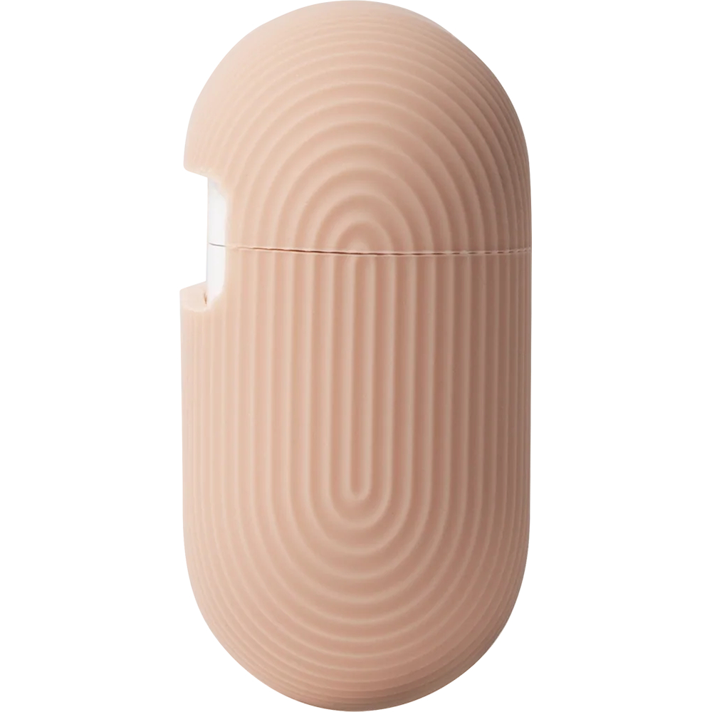 APCSE-CRVE-PCH-V2, CURVE CASE чехол защитный для AIRPODS 3, цвет: персиковый